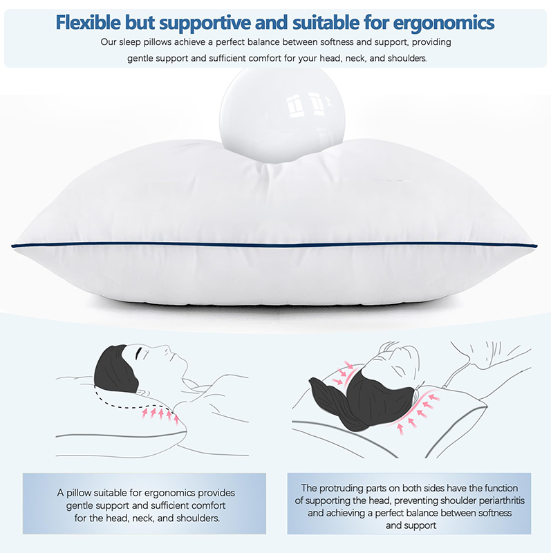 Luxuriöse kühlende Bettkissen 