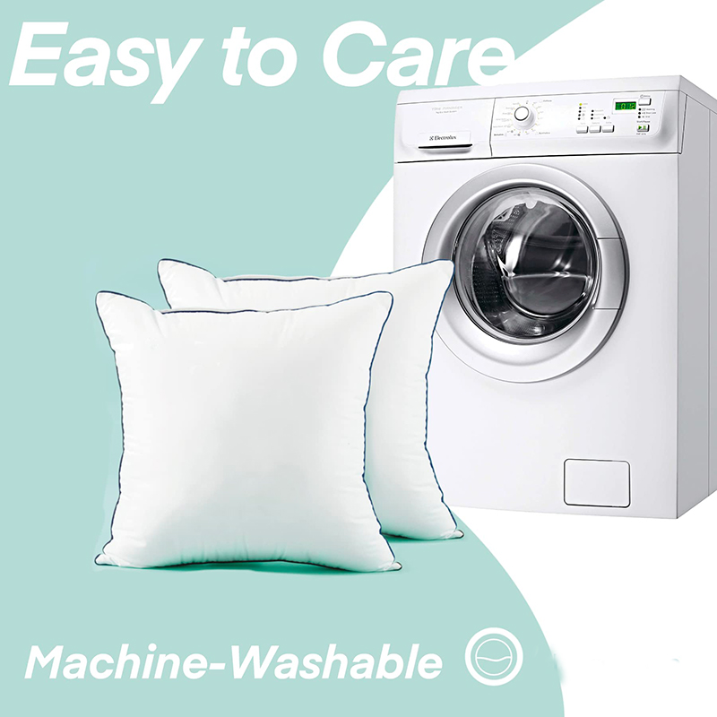 Oreiller décoratif carré en coton 