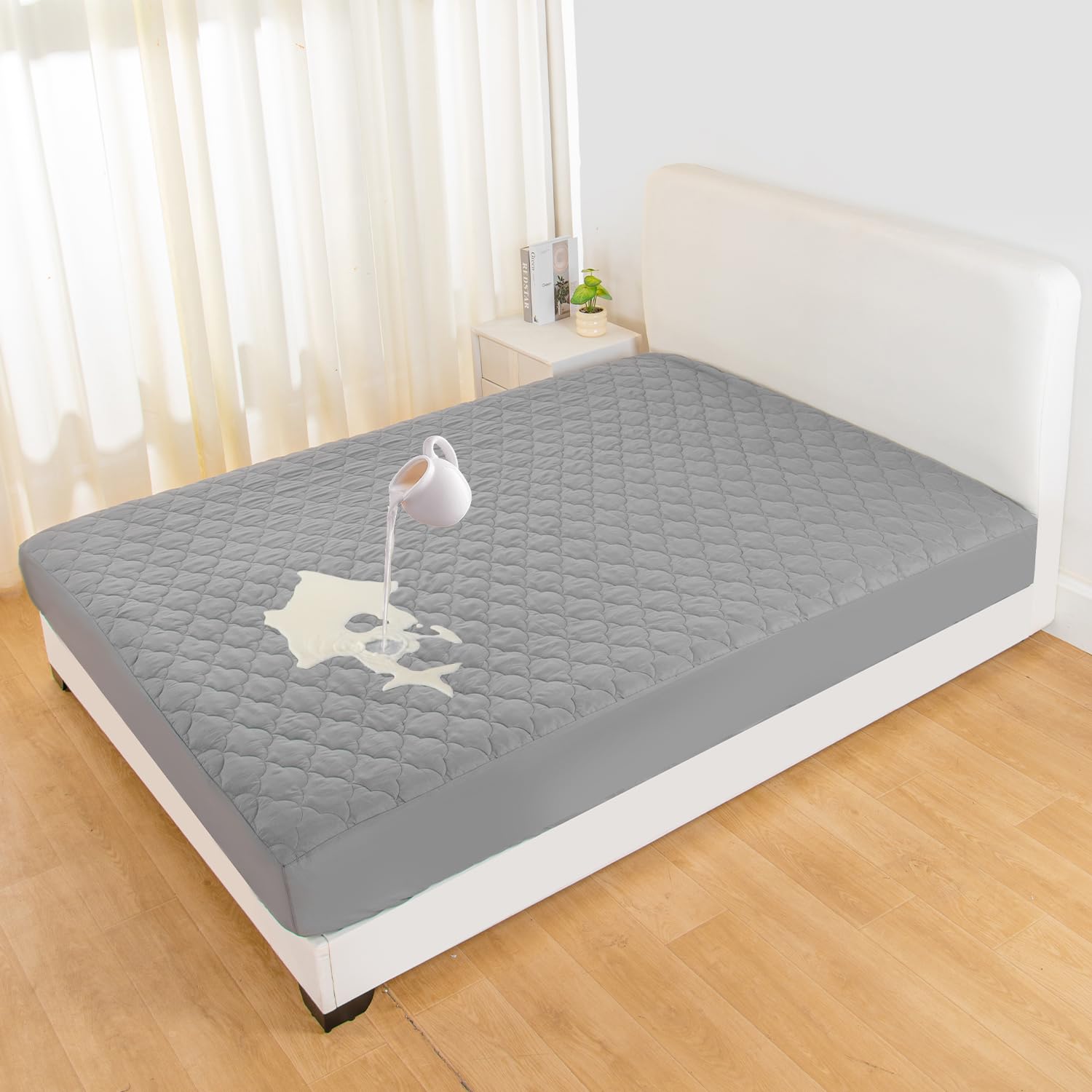 Стеганый матрасный протектор