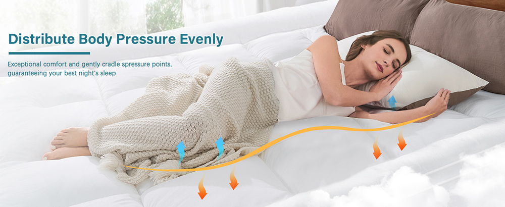 Luxuriöse kühlende Matratzenauflage Luxuriöse kühlende Matratzenauflage