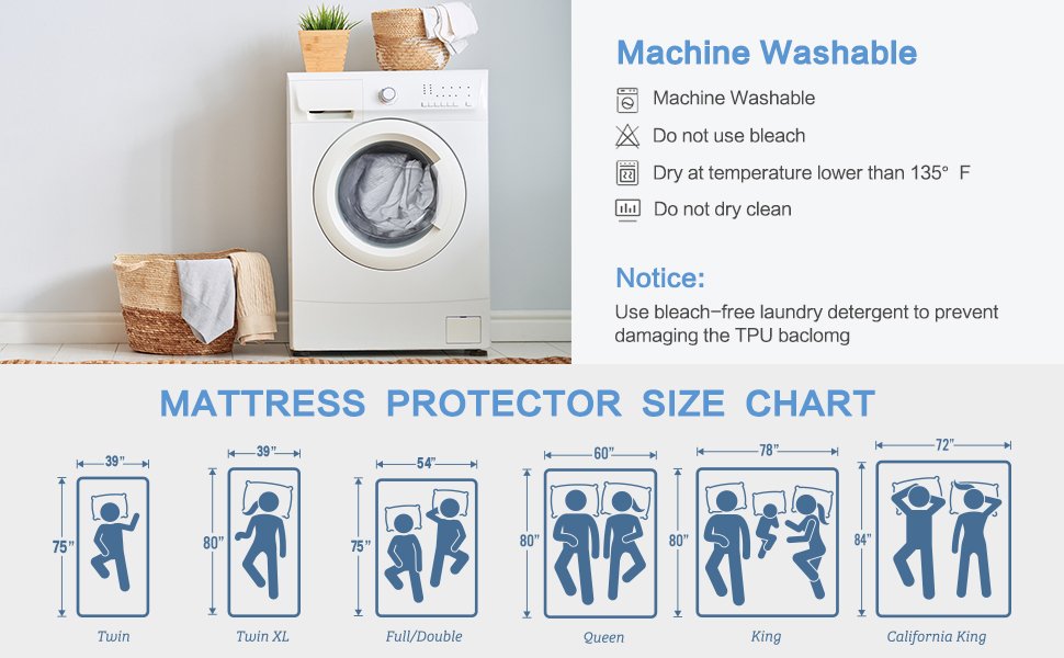 防水マットレスプロテクター 防水マットレスプロテクター