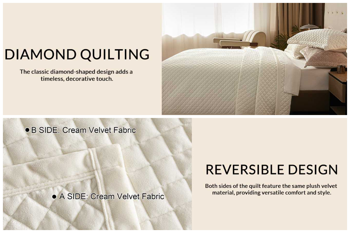 Juego de edredón ligero.