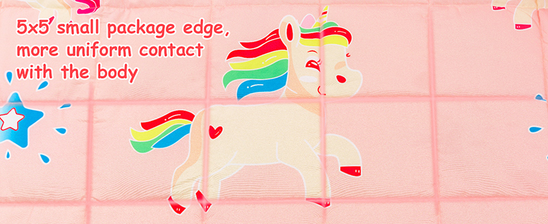Cooling Weighted Unicorn Rainbow Blanket Cooling Weighted Unicorn Rainbow Blanket
