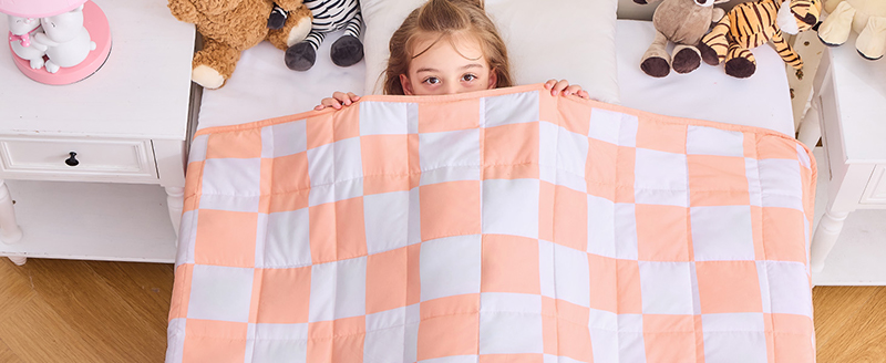 タータンチェック柄加重ブランケット タータンチェック柄加重ブランケット