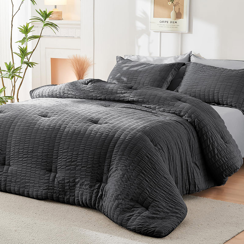 Set copripiumino in seersucker per tutte le stagioni Set copripiumino in seersucker per tutte le stagioni