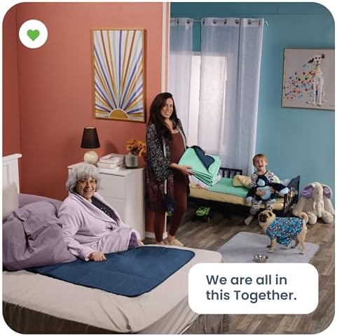 Alèses matelassées réutilisables pour incontinence