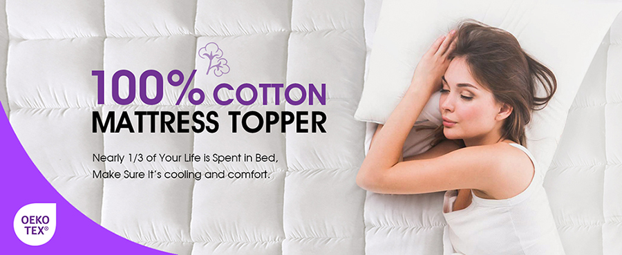 코튼 매트리스 토퍼 