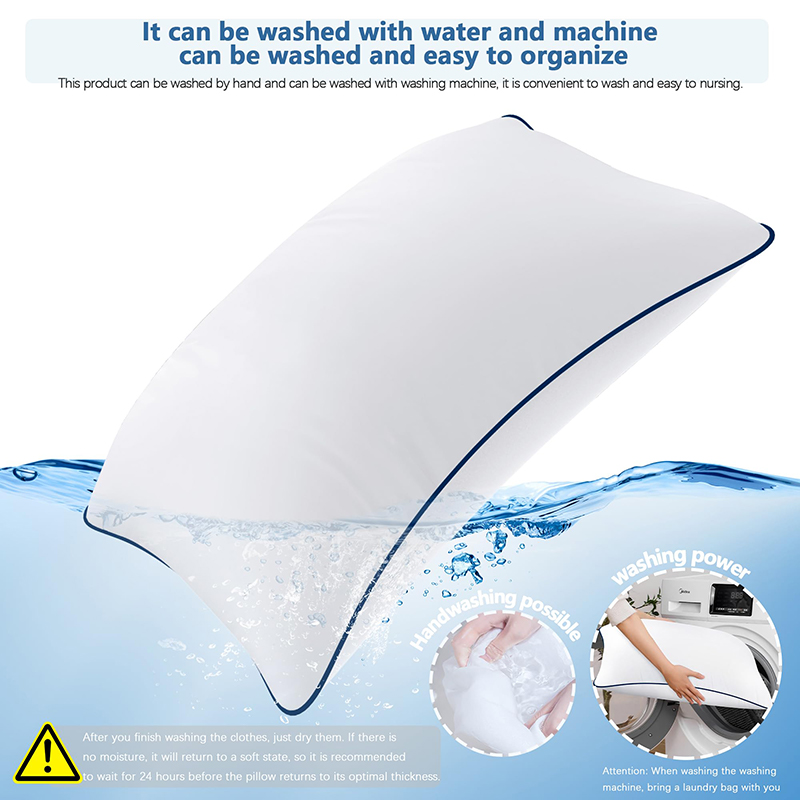 Luxuriöse kühlende Bettkissen 