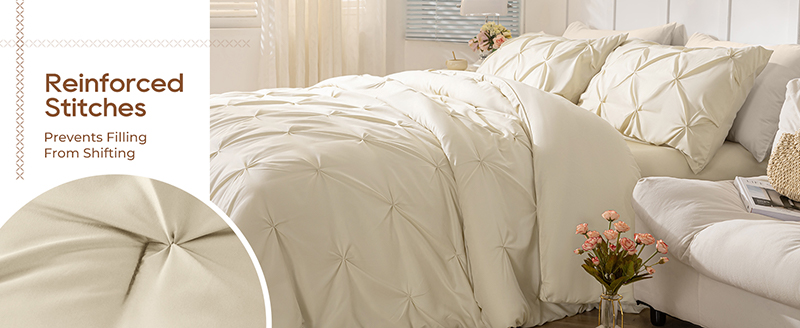 Conjunto de edredão de 7 peças para todas as estações