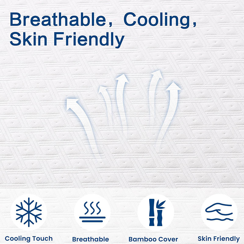 Cooling Memory Foam Mattress Topper