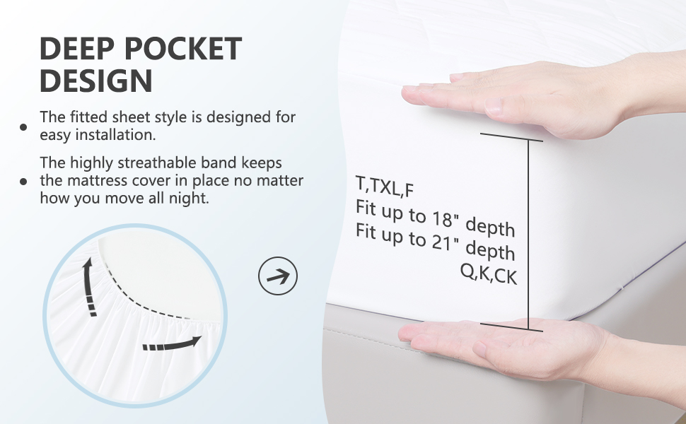 防水マットレスプロテクター 防水マットレスプロテクター