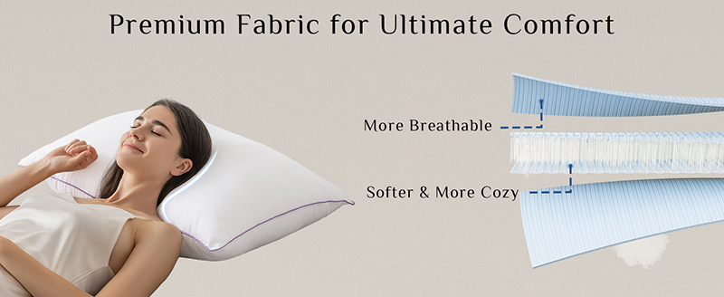 Luxuriöses kühlendes Hotelkissen