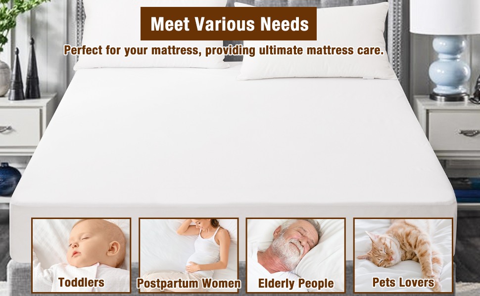 Protector de colchón impermeable Protector de colchón impermeable