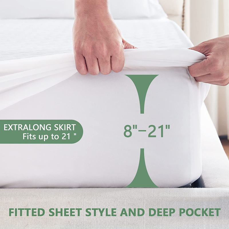 Deep Waterproof Breathable Mattress Protector Deep Waterproof Breathable Mattress Protector