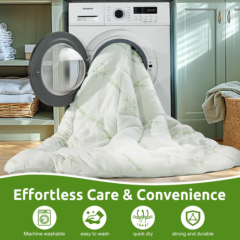 Topper de colchão de resfriamento hipoalergênico