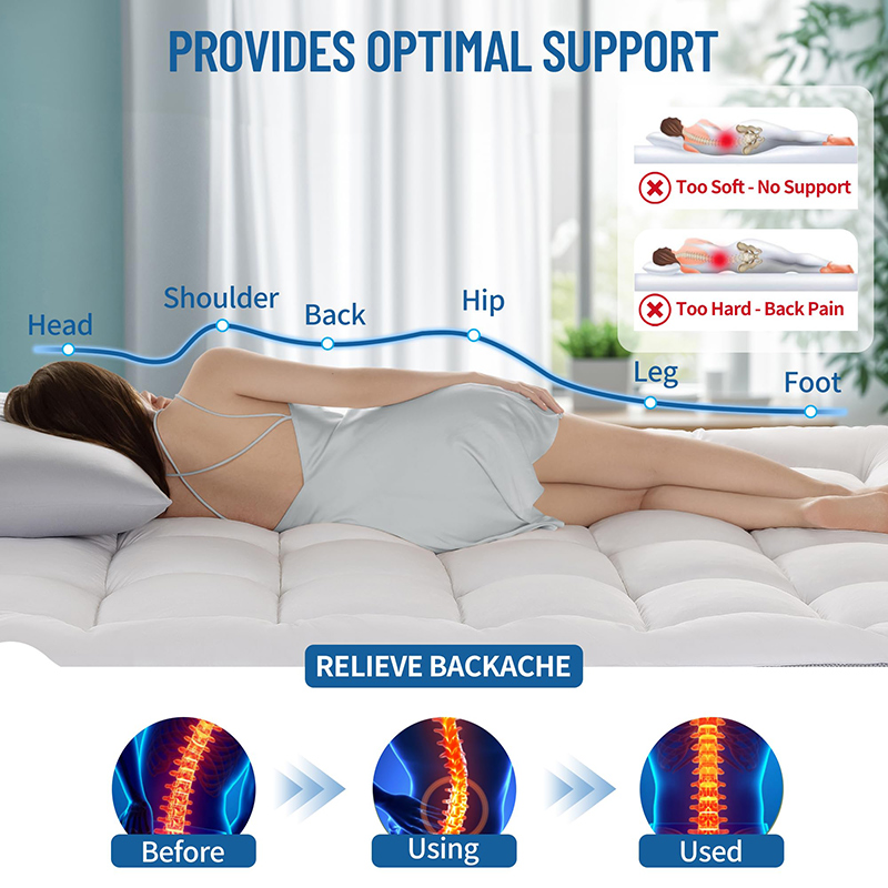 Topper in schiuma rinfrescante da 2 pollici