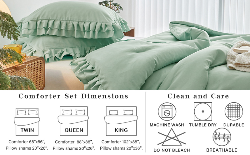 Luxury Fluffy Ruffled Bedding Set Luxury Fluffy Ruffled Bedding Set