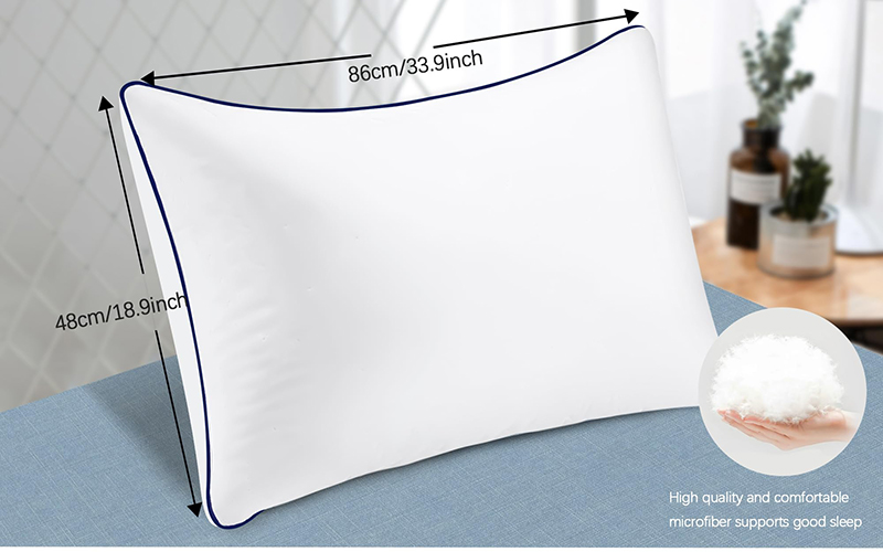 Luxuriöse kühlende Bettkissen