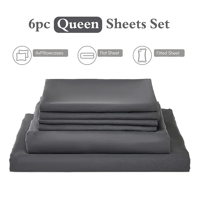 高級マイクロファイバーベッドシーツセット