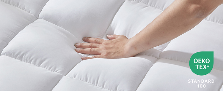 Cubrecolchón refrescante de bolsillo profundo Cubrecolchón refrescante de bolsillo profundo