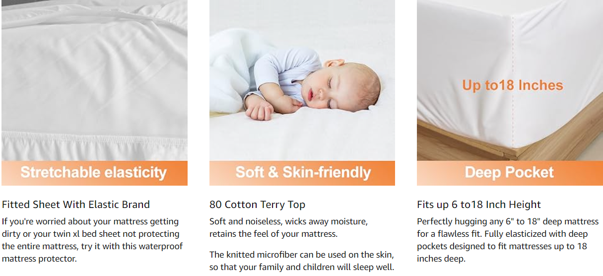 안티 알레르기 매트리스 프로텍터