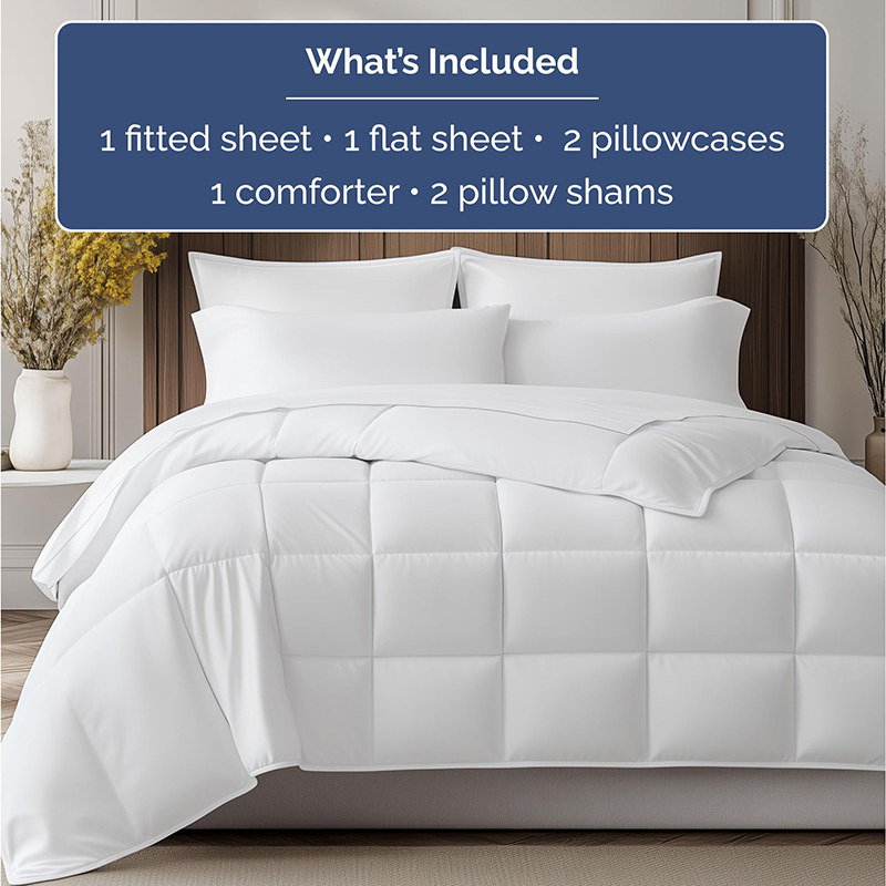 7 Piece All Seasons Comforter Set