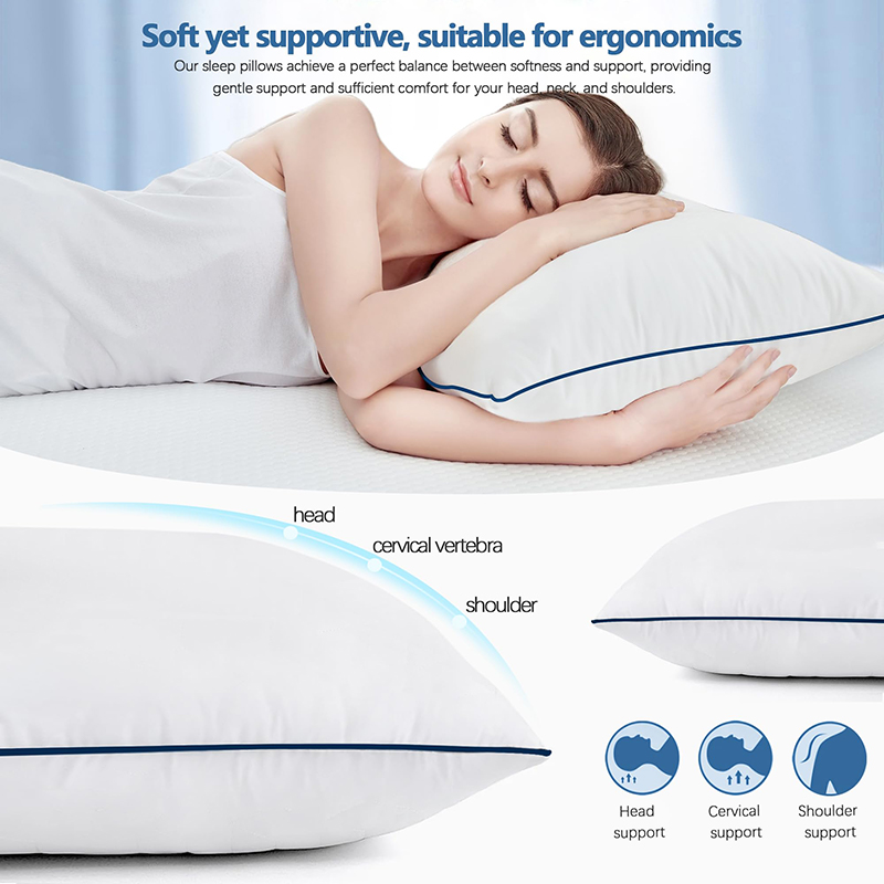 Luxuriöse kühlende Bettkissen 