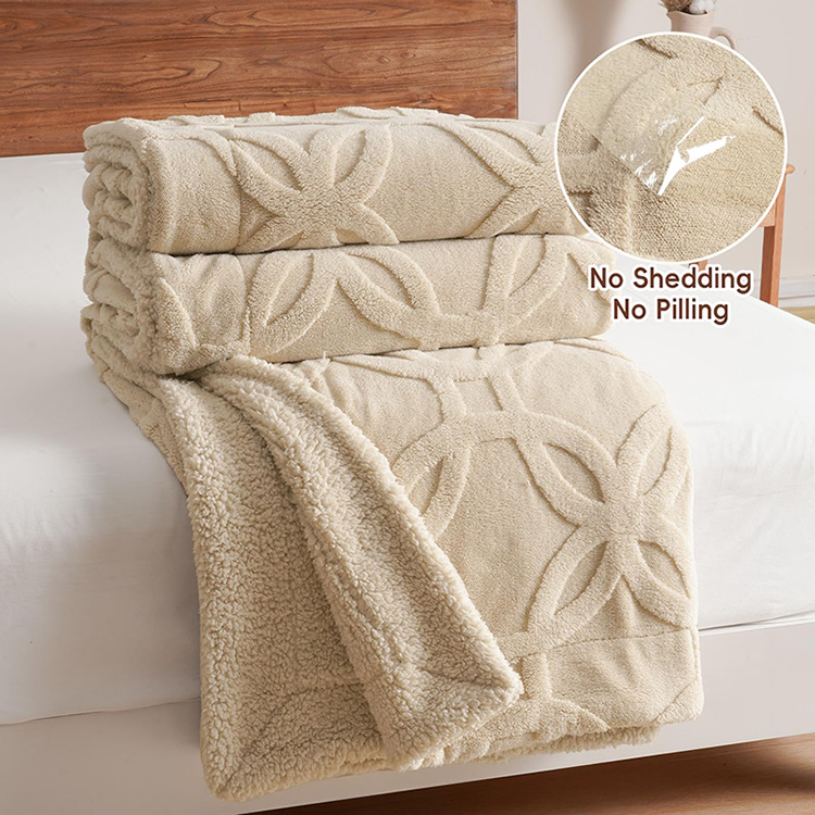 معنقدة الجاكار شيربا الصوف بطانية معنقدة الجاكار شيربا الصوف بطانية