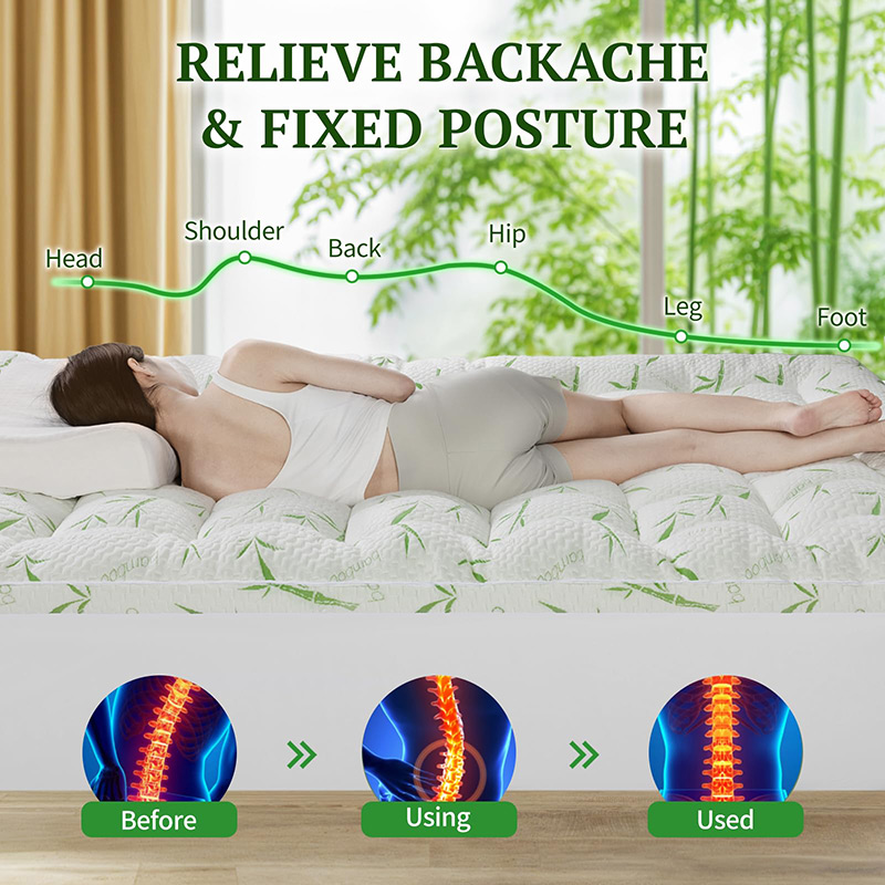 腰痛対策の厚型マットレストッパー