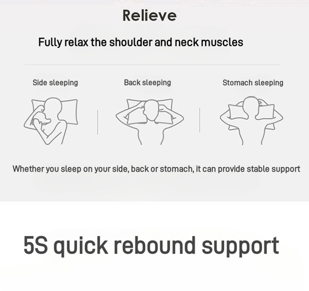 Almohada de soporte cervical refrescante Almohada de soporte cervical refrescante