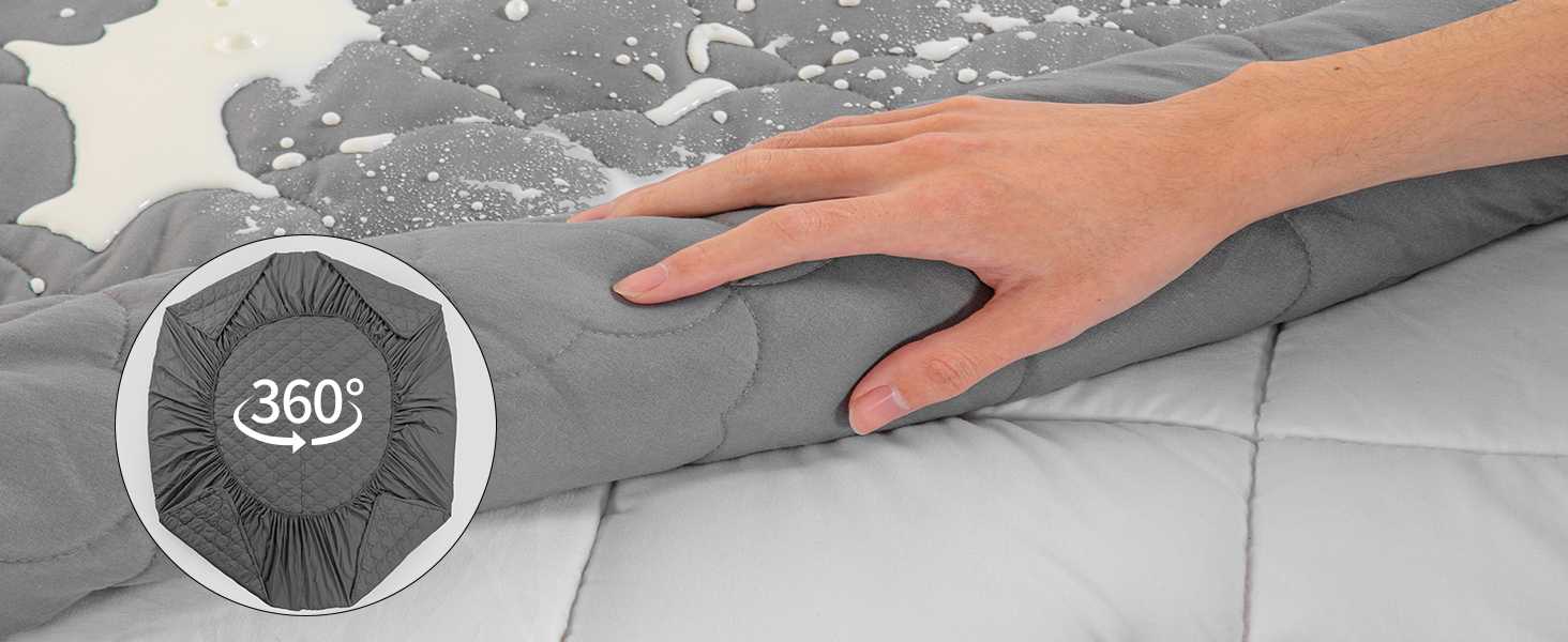 Стеганый матрасный протектор Стеганый матрасный протектор