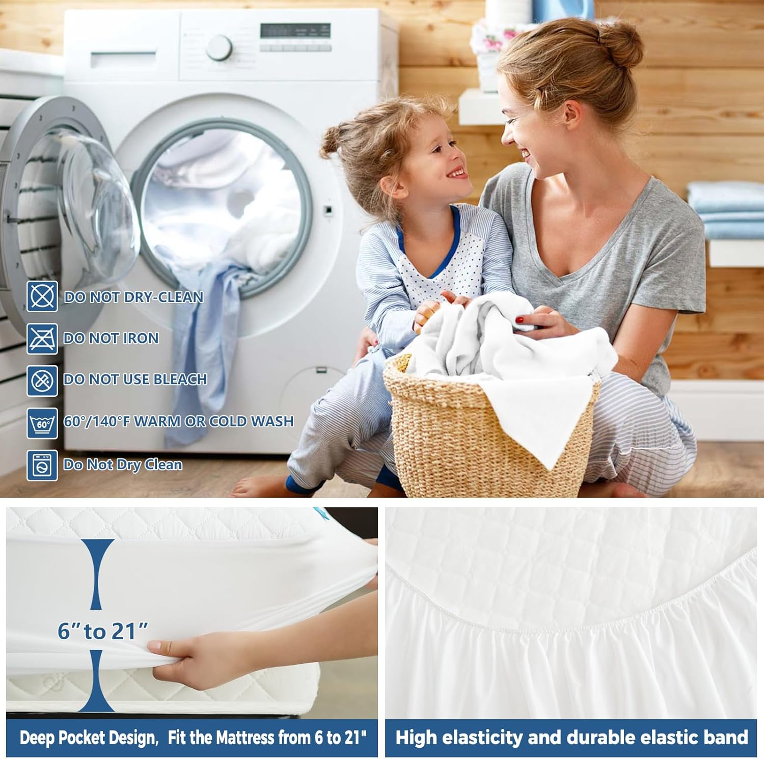 퀼팅 매트리스 프로텍터