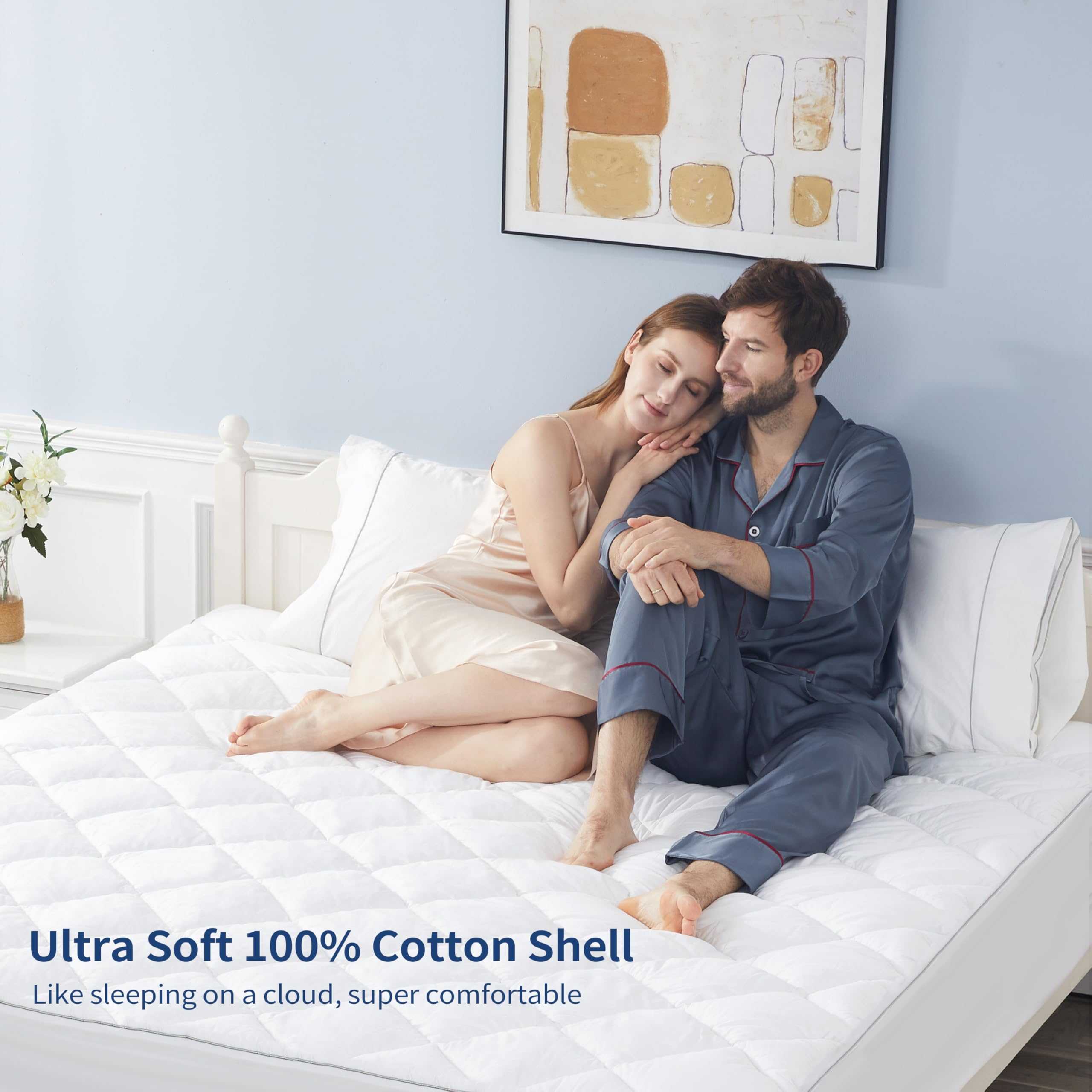 Gesteppter Matratzenbezug