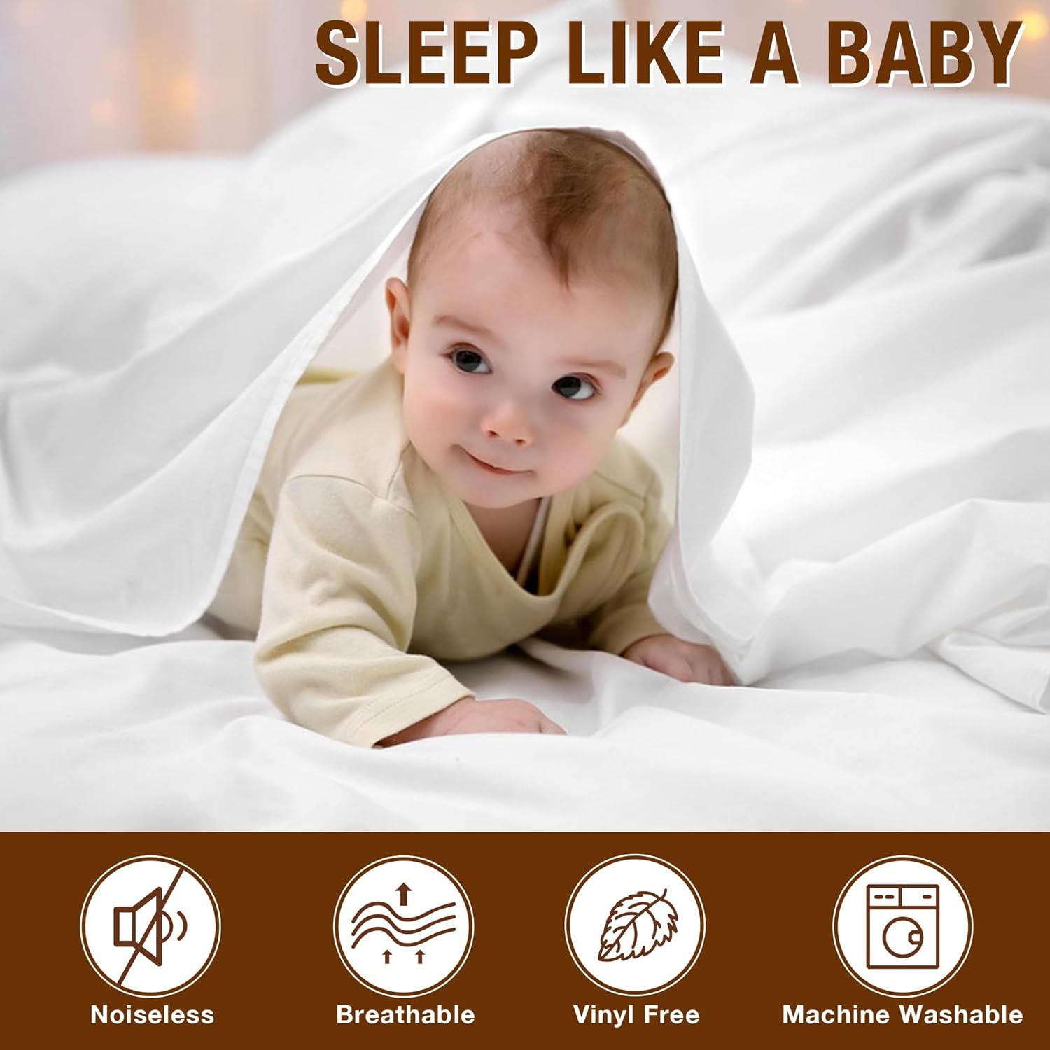 Protector de colchón impermeable