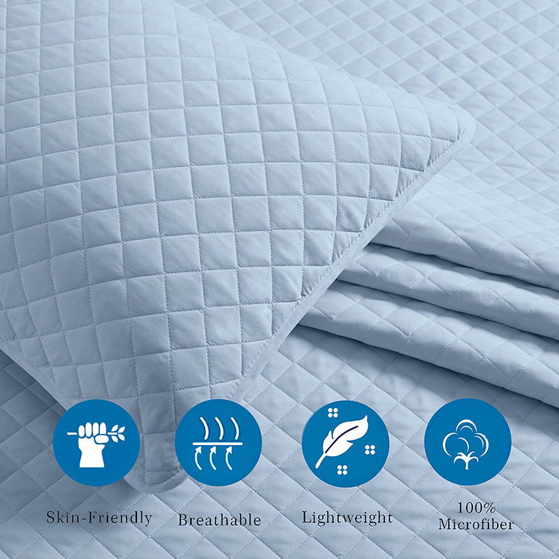 幾何学模様のオールシーズンキルトセット