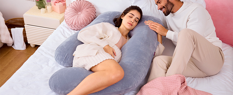 Almofada de gravidez em forma de U Almofada de gravidez em forma de U