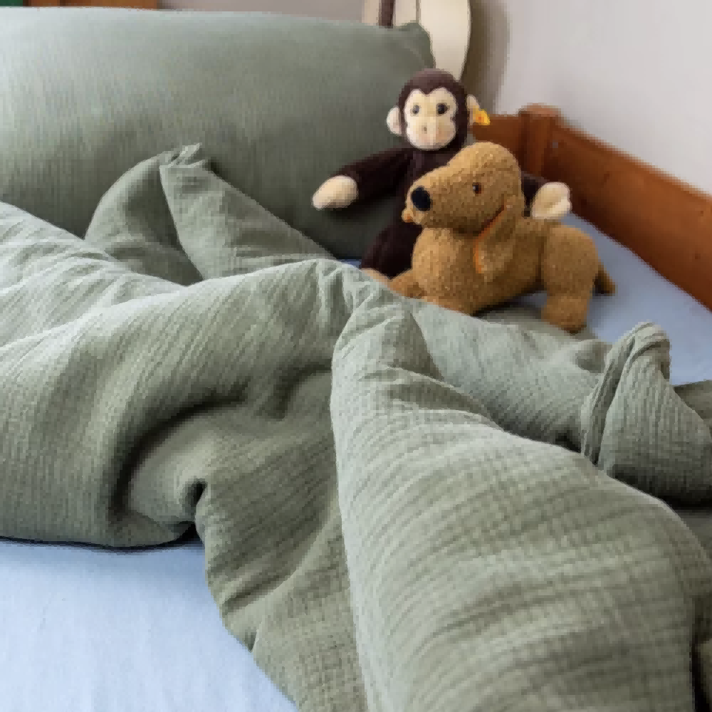 豪華なムスリンキルトブランケット