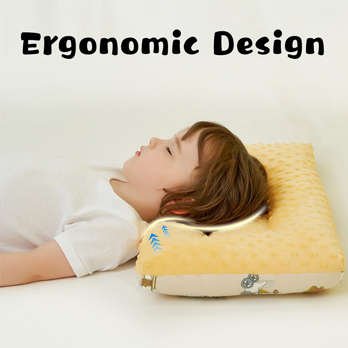 Oreiller pour tout-petits en coton respirant