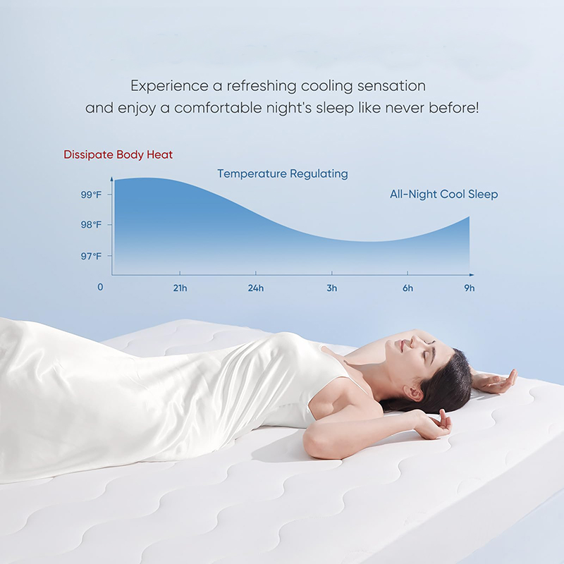 Wasserdichte kühlende Matratzenauflage