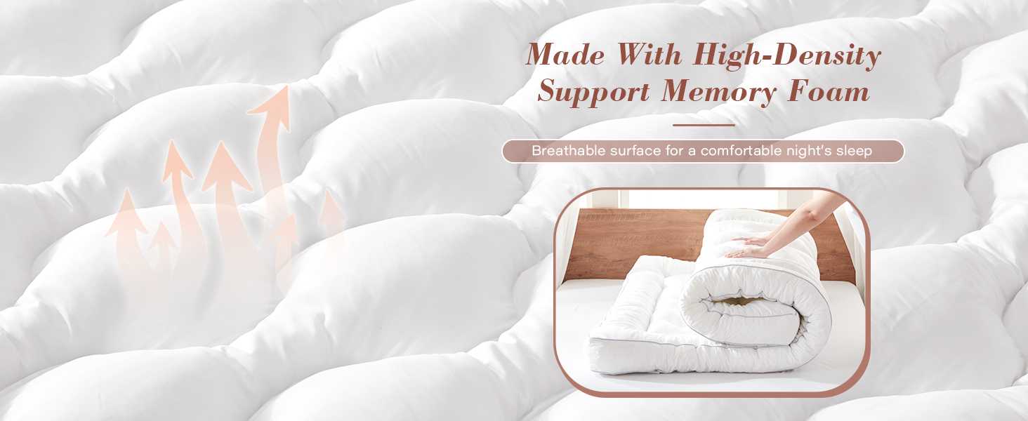 Coprimaterasso in memory foam