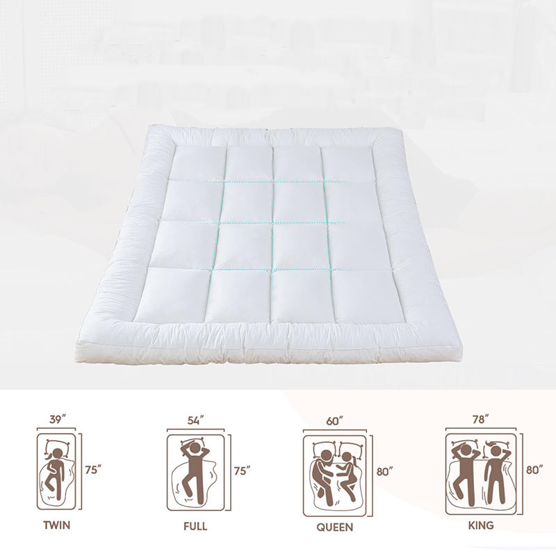 メモリーフォームマットレストッパー