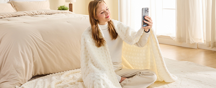 軽量オールシーズンフランネルブランケット