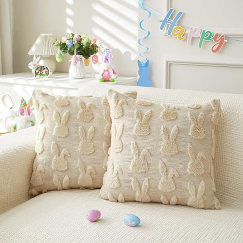 Almohada de piel sintética de conejito Almohada de piel sintética de conejito