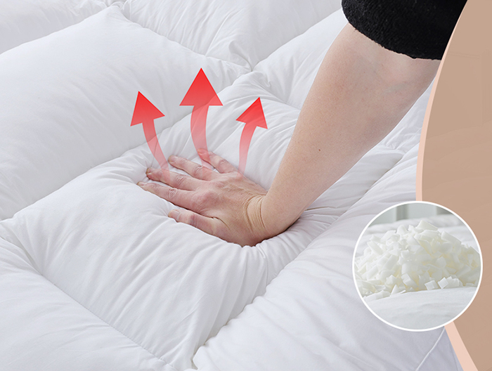 メモリーフォームマットレストッパー