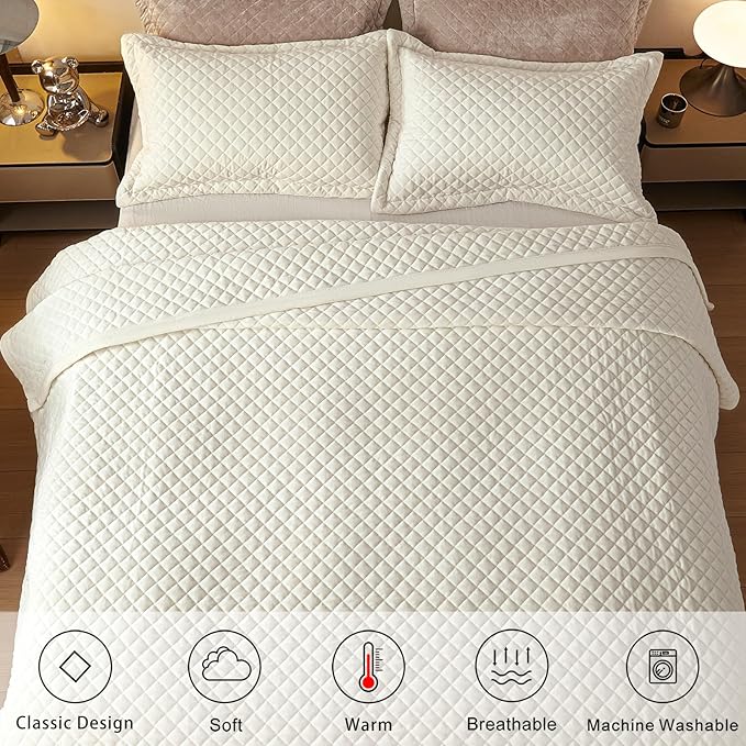 Juego de edredón ligero.