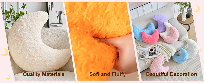 月の形をした枕 月の形をした枕