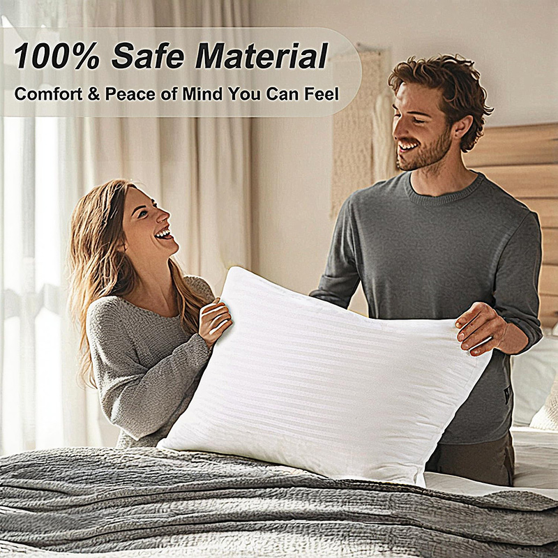 Almohadas de cama lavables de apoyo suave 