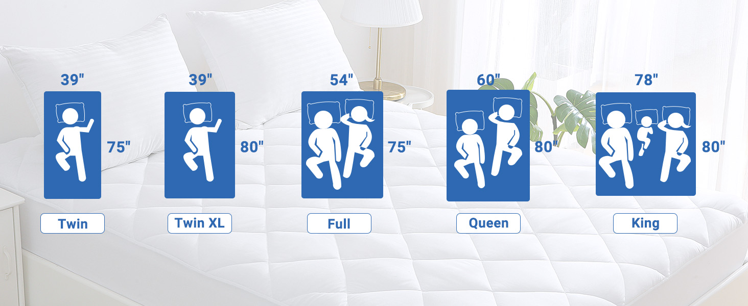 Protetor de colchão acolchoado Protetor de colchão acolchoado