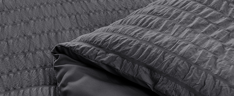 Set copripiumino in seersucker per tutte le stagioni Set copripiumino in seersucker per tutte le stagioni