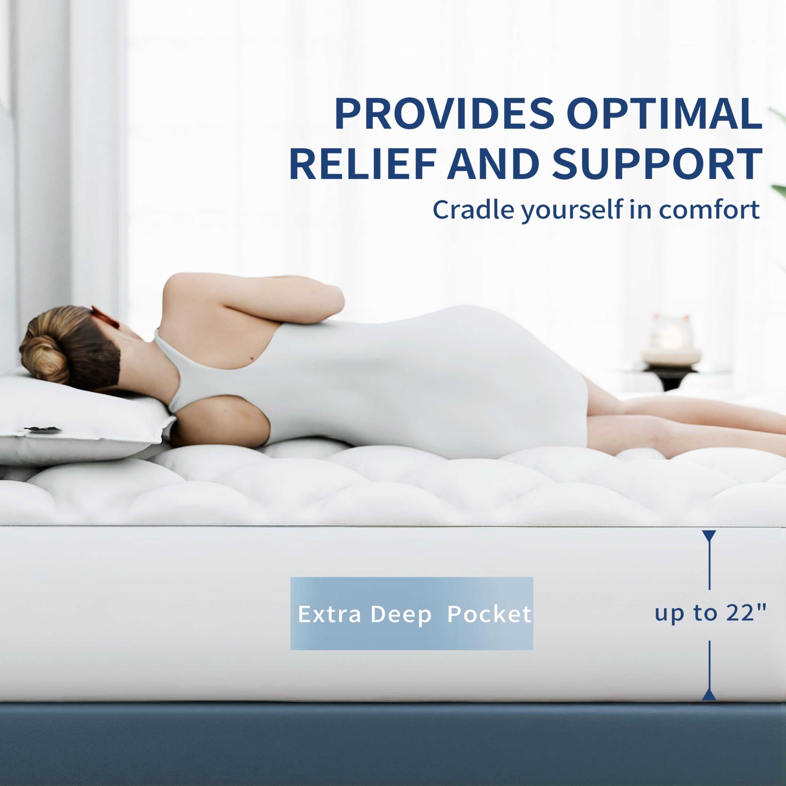 Gesteppter Matratzenbezug